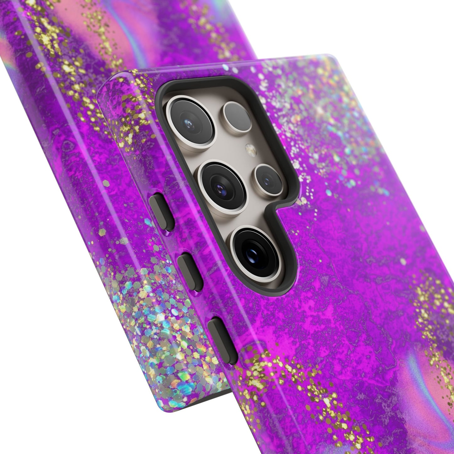 Purple galaxy swirl Iphone/Galaxy Tough Case