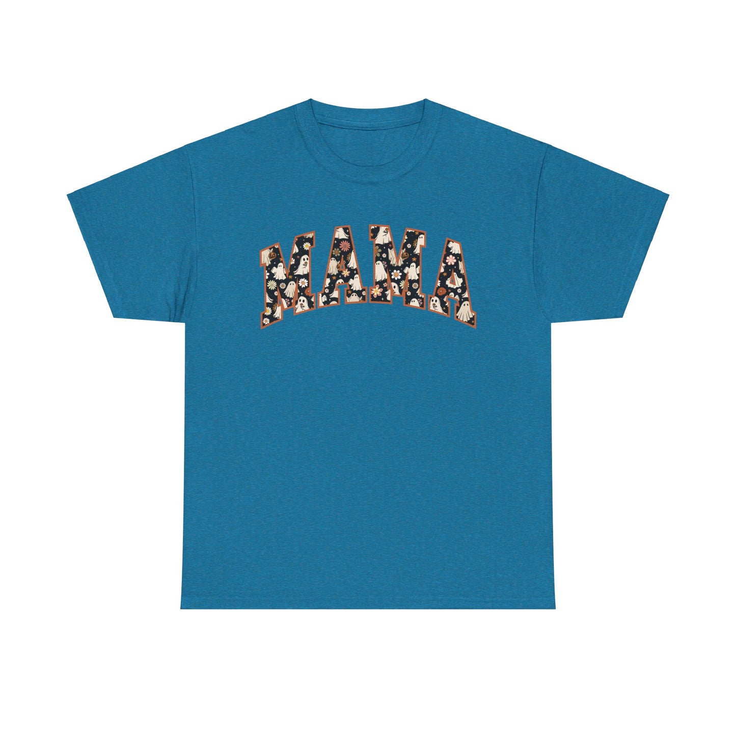 Mama Halloween fall T shirt cute Cotton Tee