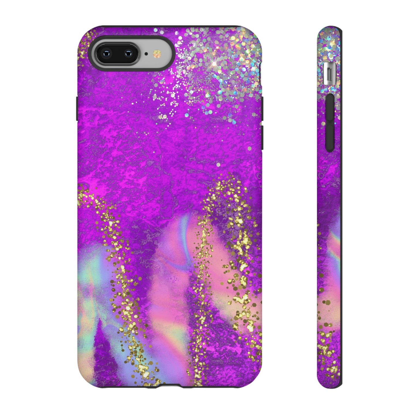 Purple galaxy swirl Iphone/Galaxy Tough Case
