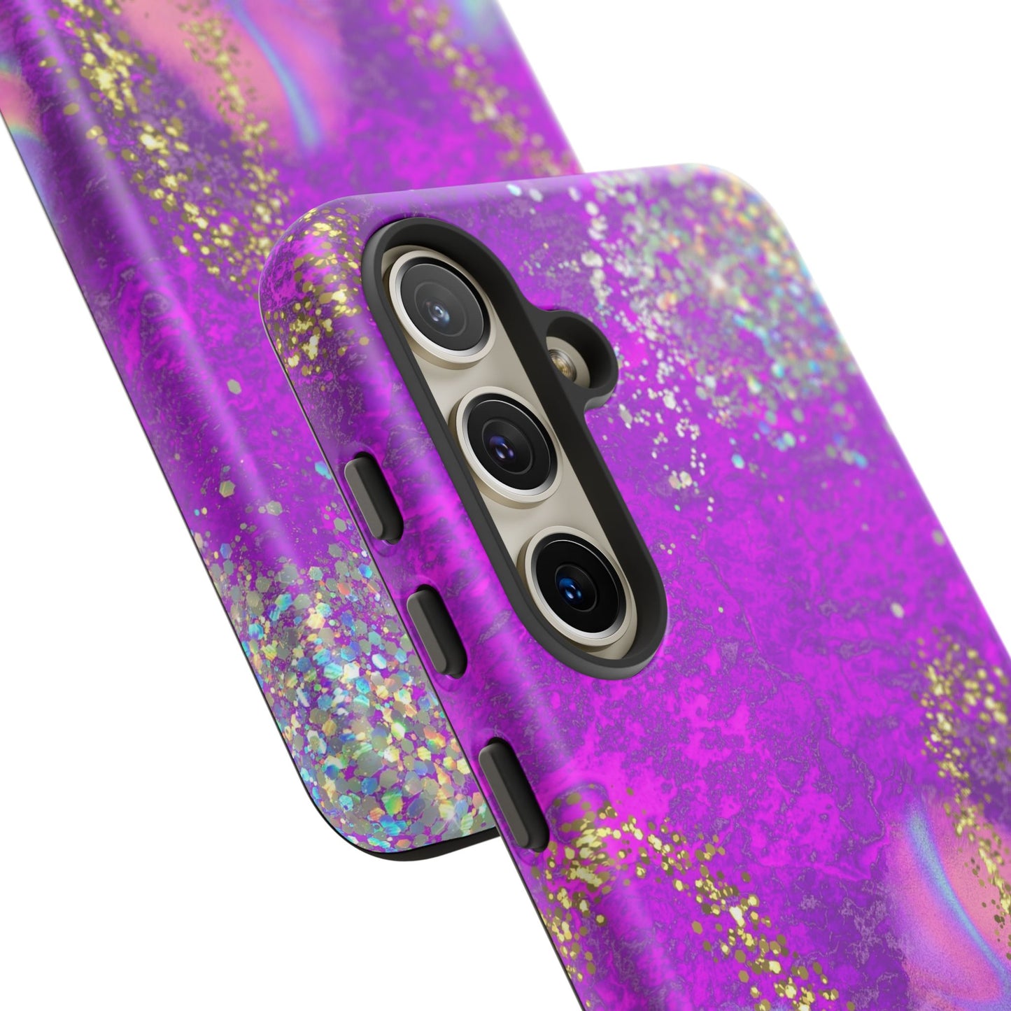 Purple galaxy swirl Iphone/Galaxy Tough Case