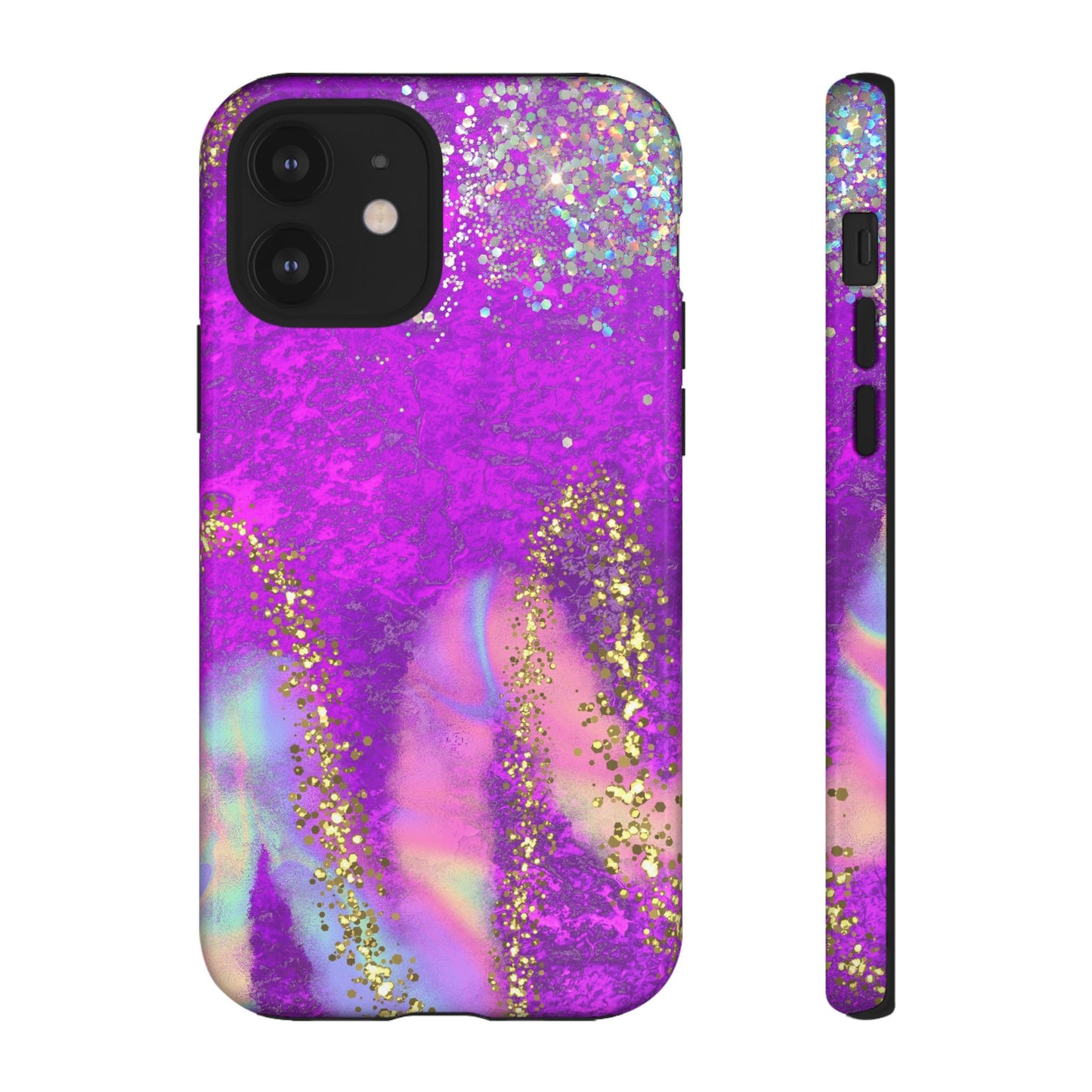 Purple galaxy swirl Iphone/Galaxy Tough Case