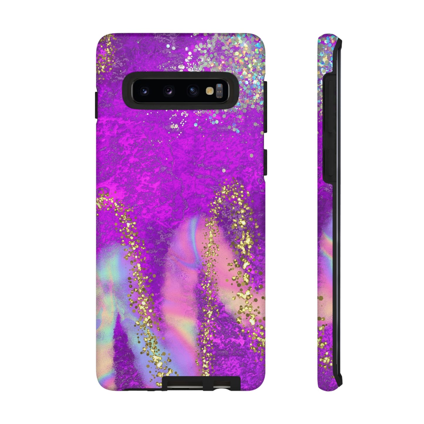 Purple galaxy swirl Iphone/Galaxy Tough Case