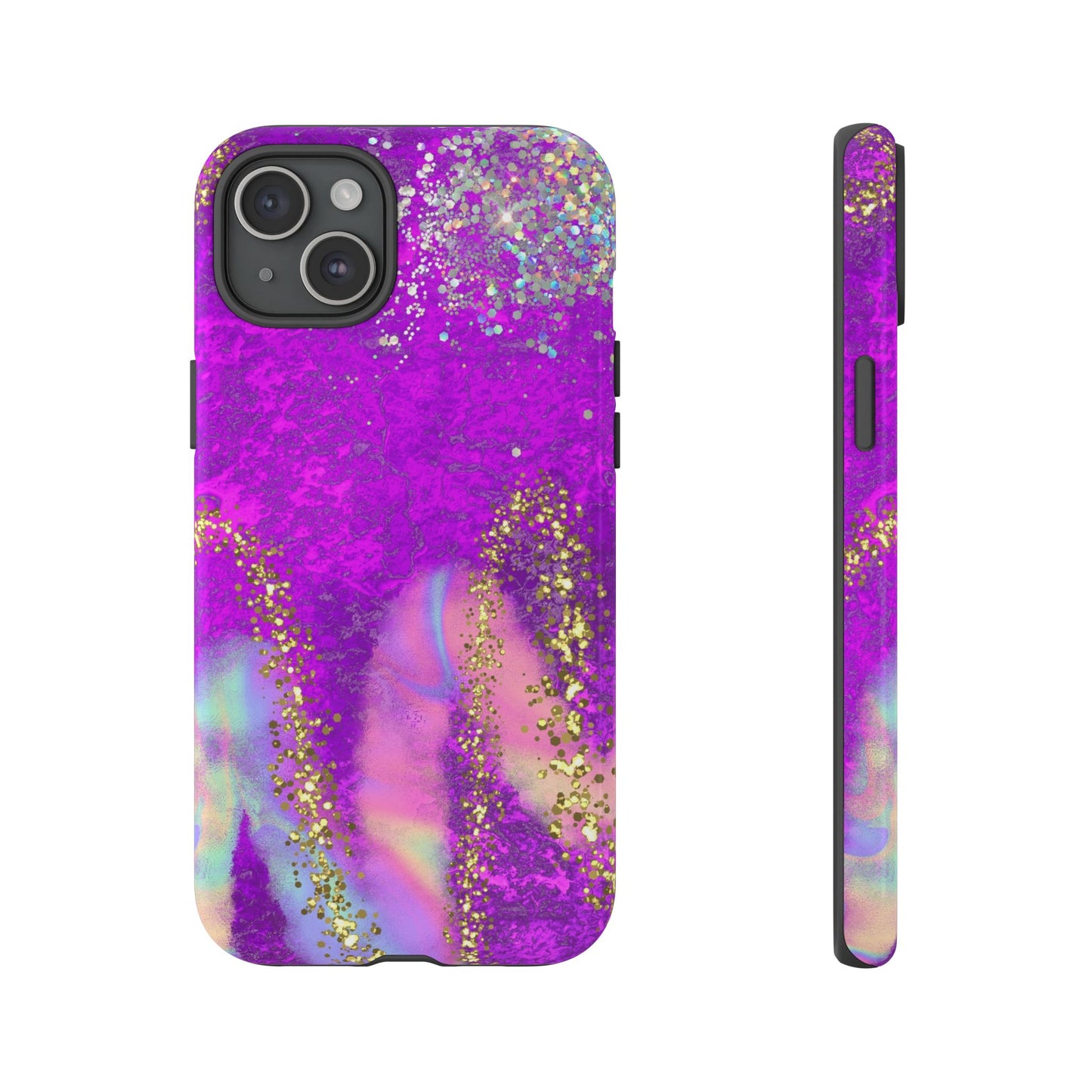 Purple galaxy swirl Iphone/Galaxy Tough Case