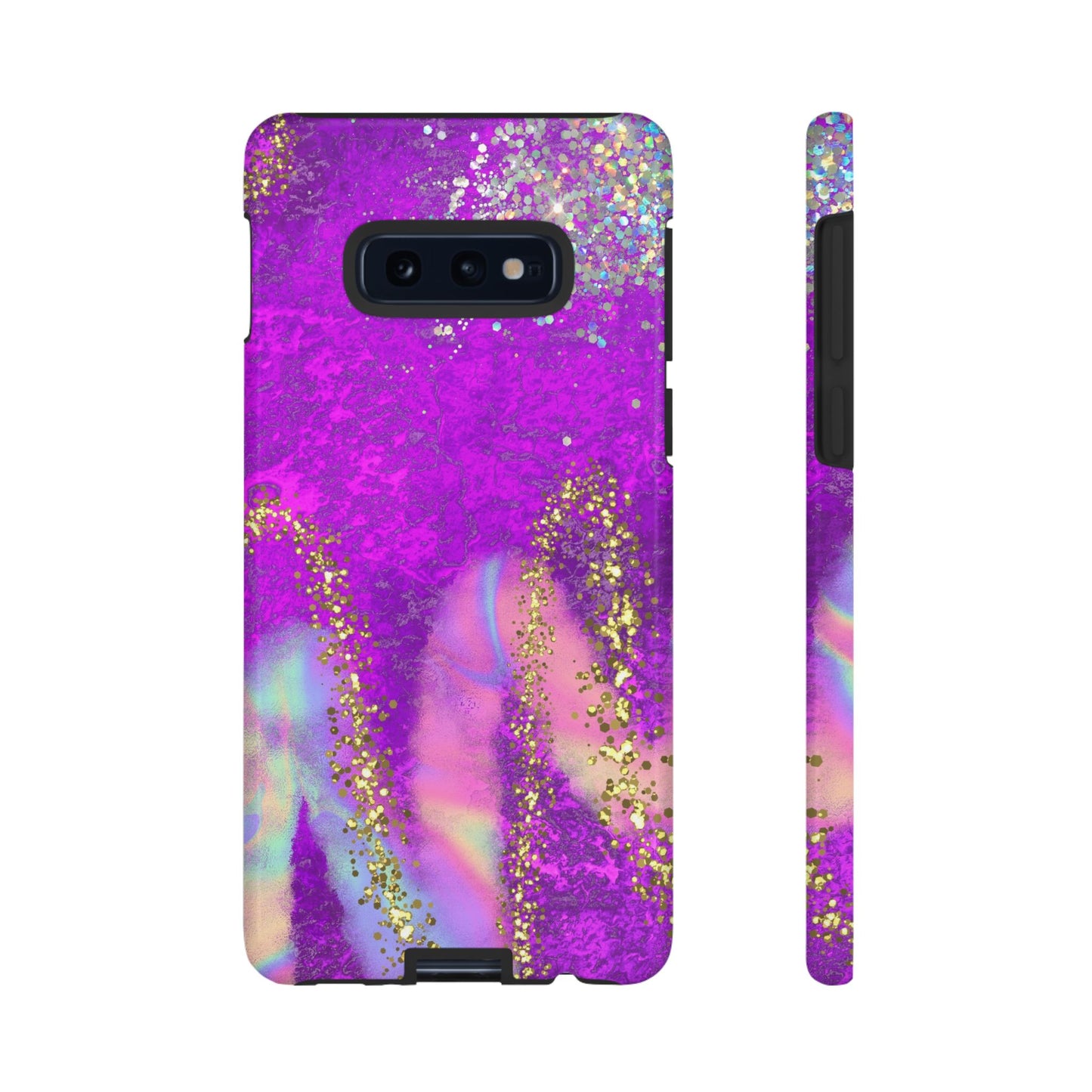 Purple galaxy swirl Iphone/Galaxy Tough Case