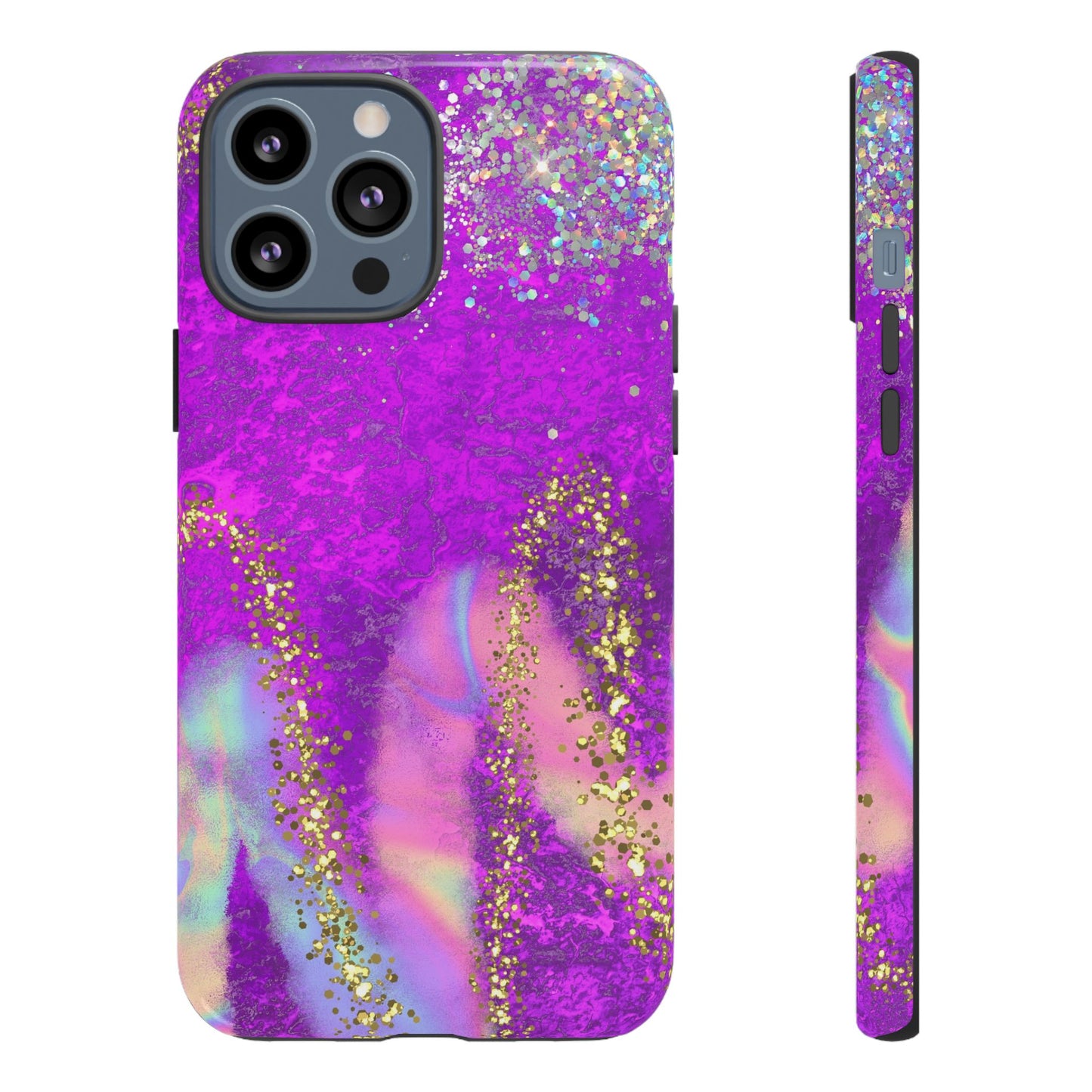 Purple galaxy swirl Iphone/Galaxy Tough Case