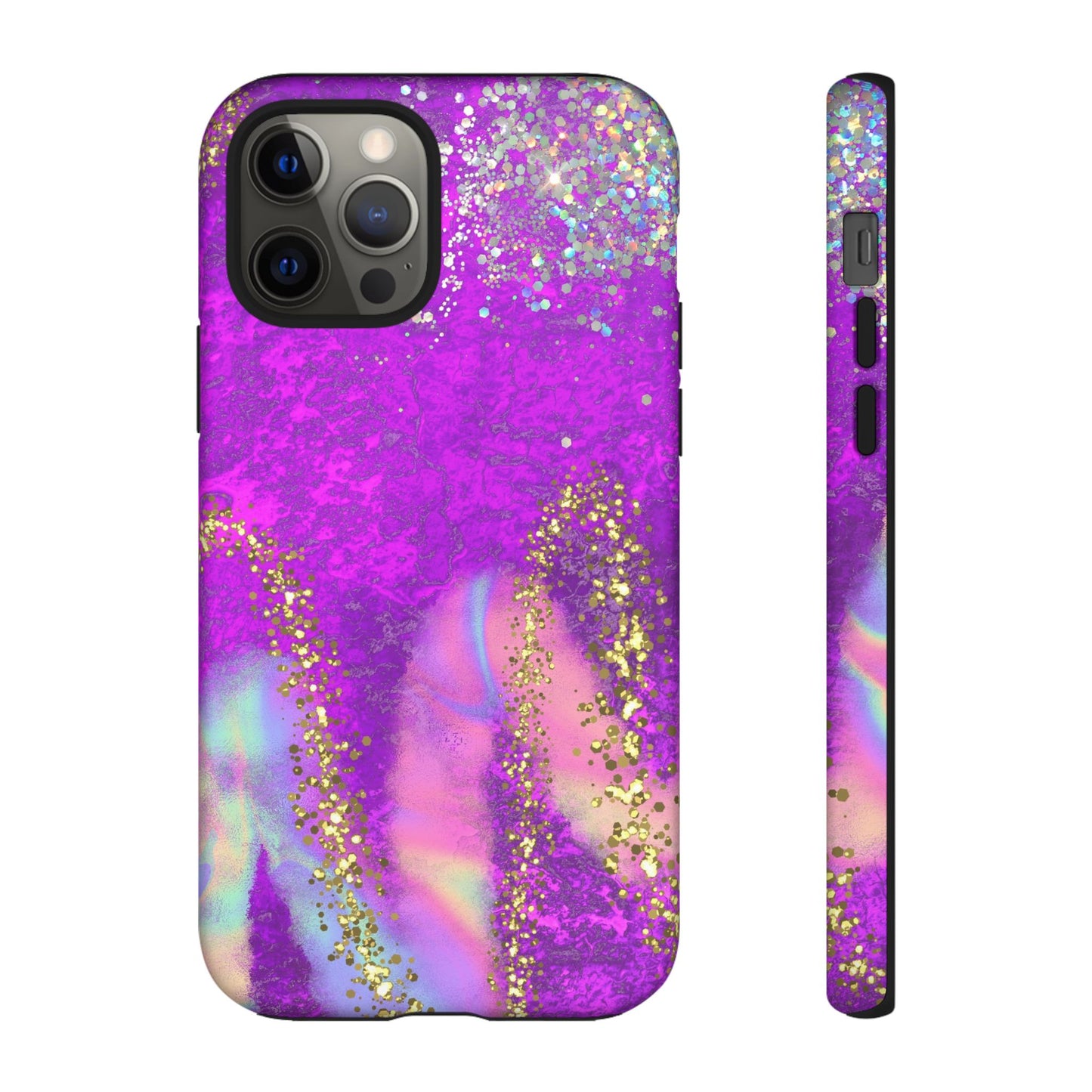 Purple galaxy swirl Iphone/Galaxy Tough Case
