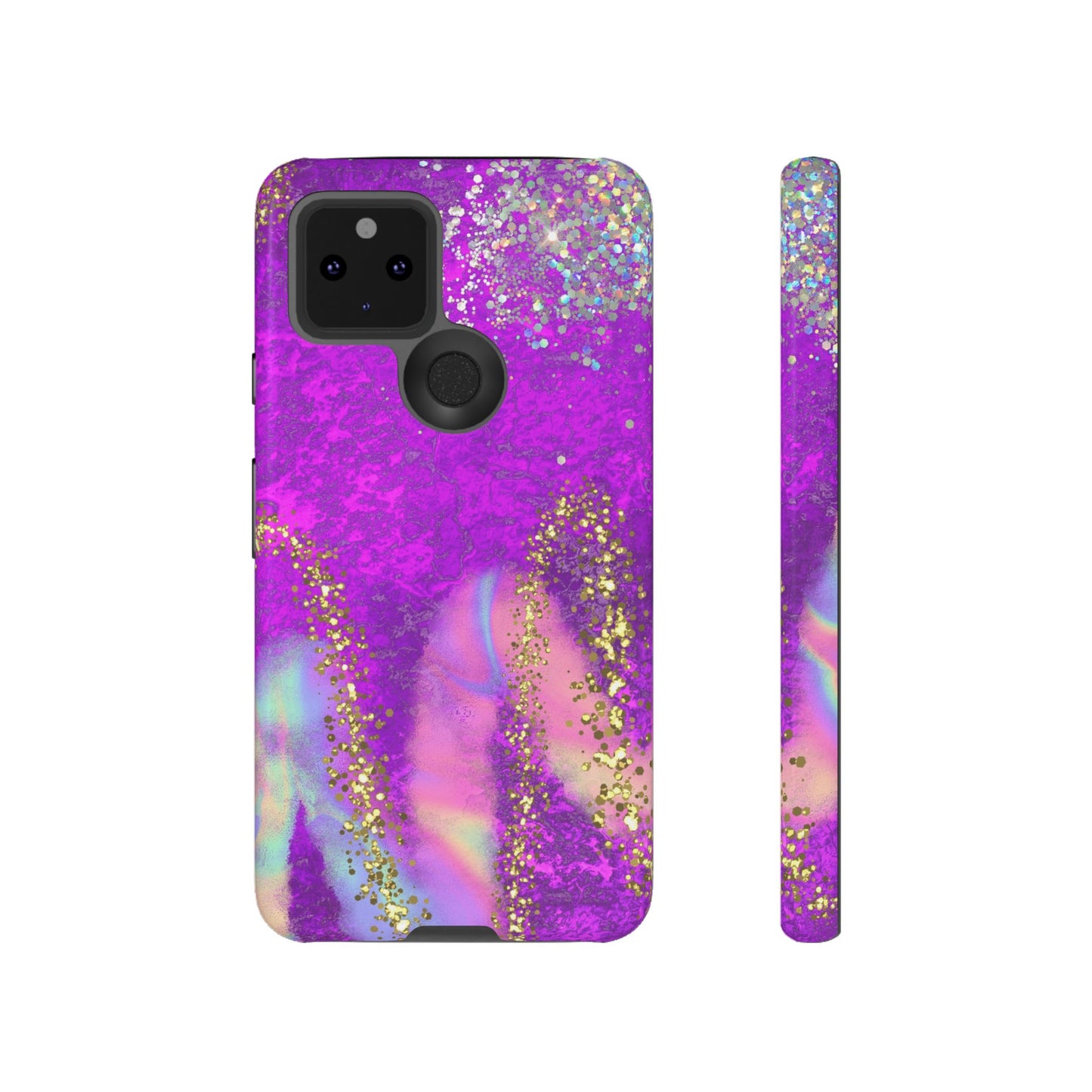 Purple galaxy swirl Iphone/Galaxy Tough Case