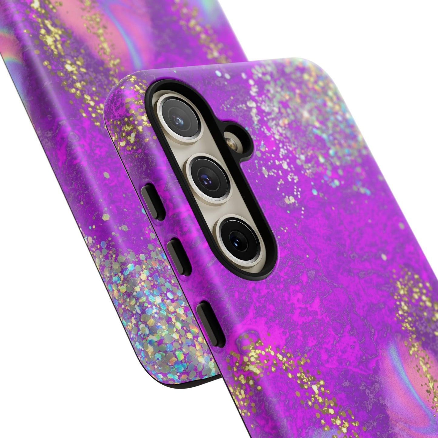 Purple galaxy swirl Iphone/Galaxy Tough Case