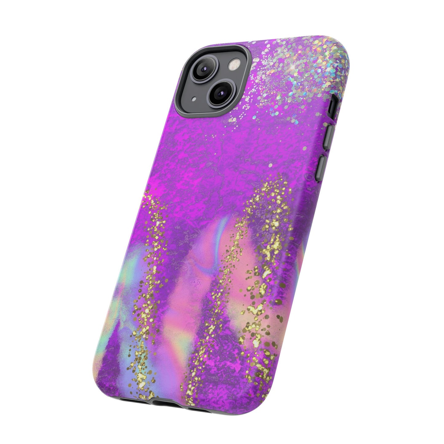 Purple galaxy swirl Iphone/Galaxy Tough Case