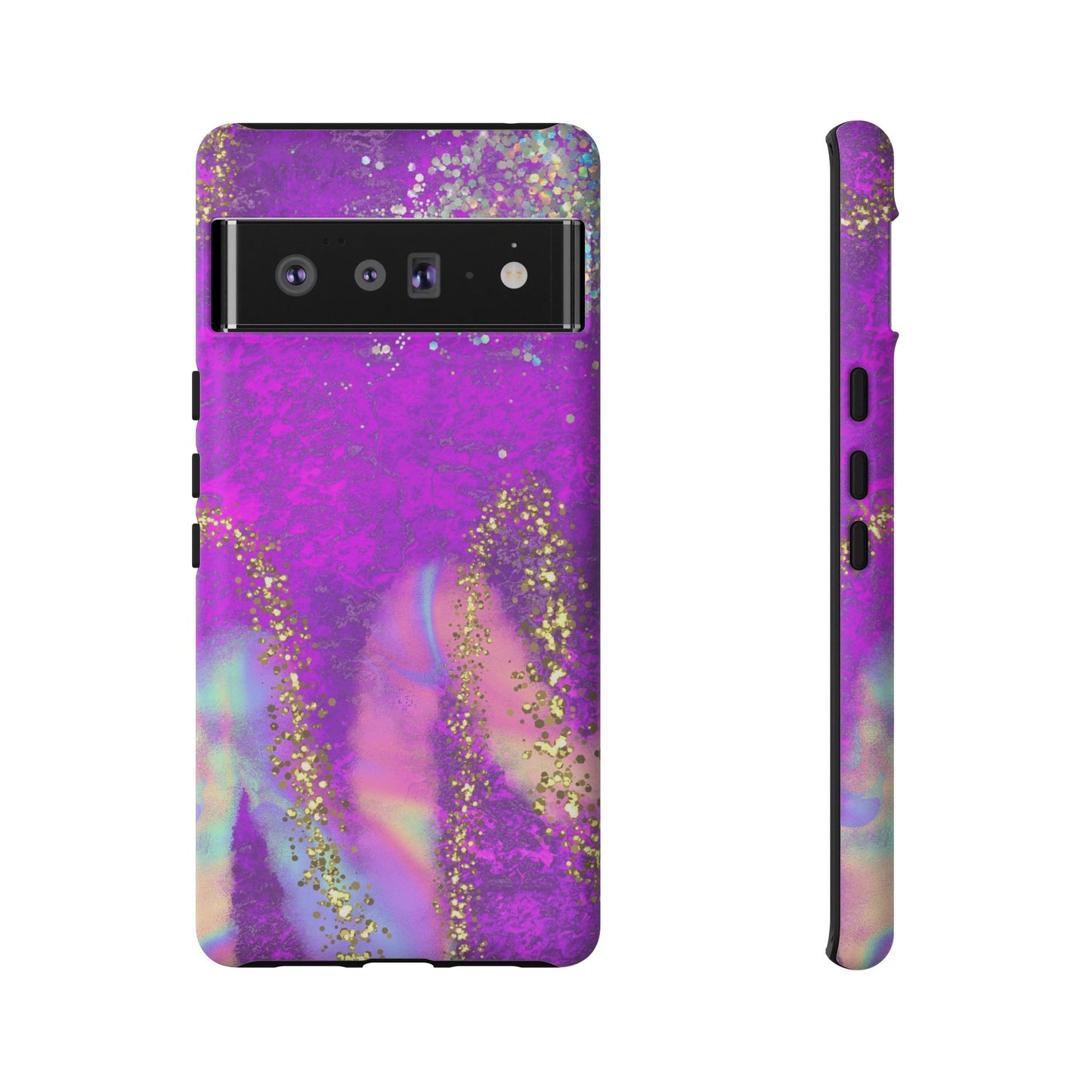 Purple galaxy swirl Iphone/Galaxy Tough Case