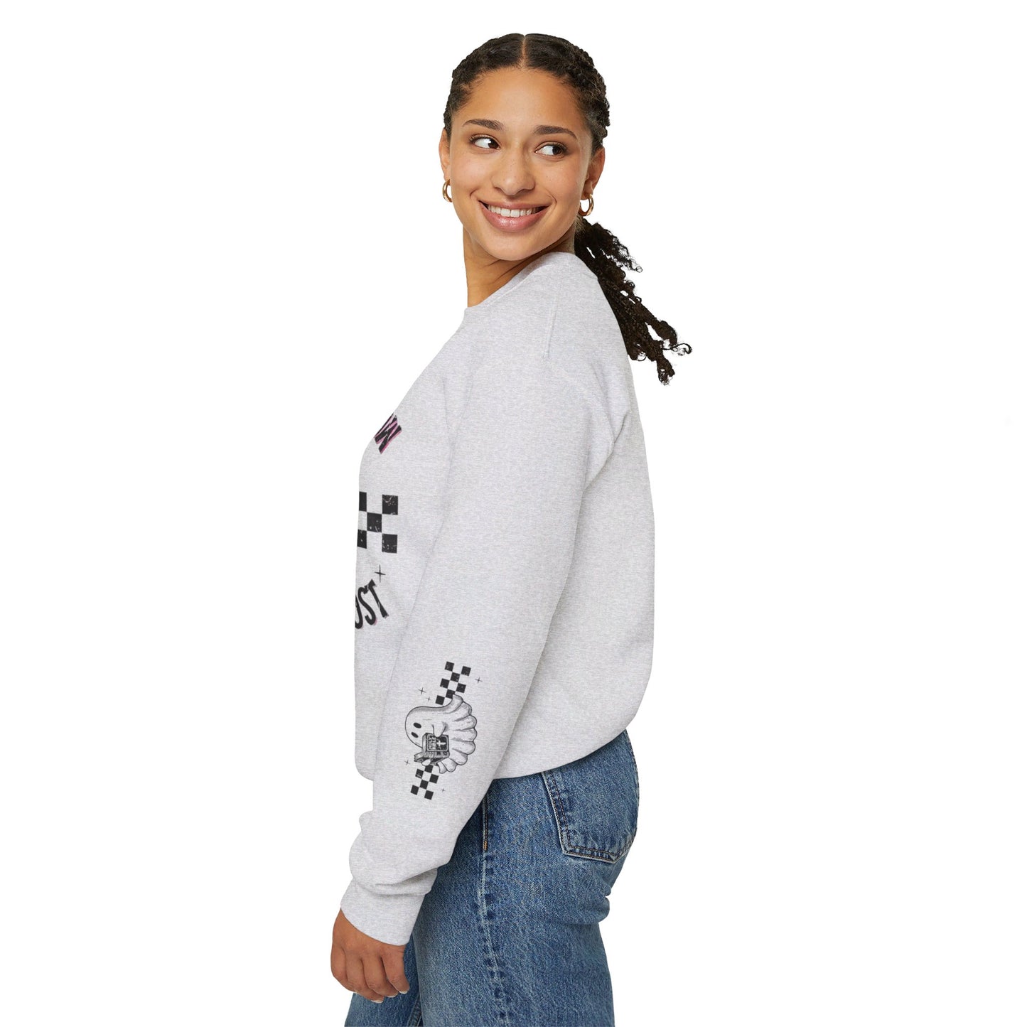 Only ghost I know is the holy Ghost Halloween Fall cute Unisex Crewneck Sweatshirt