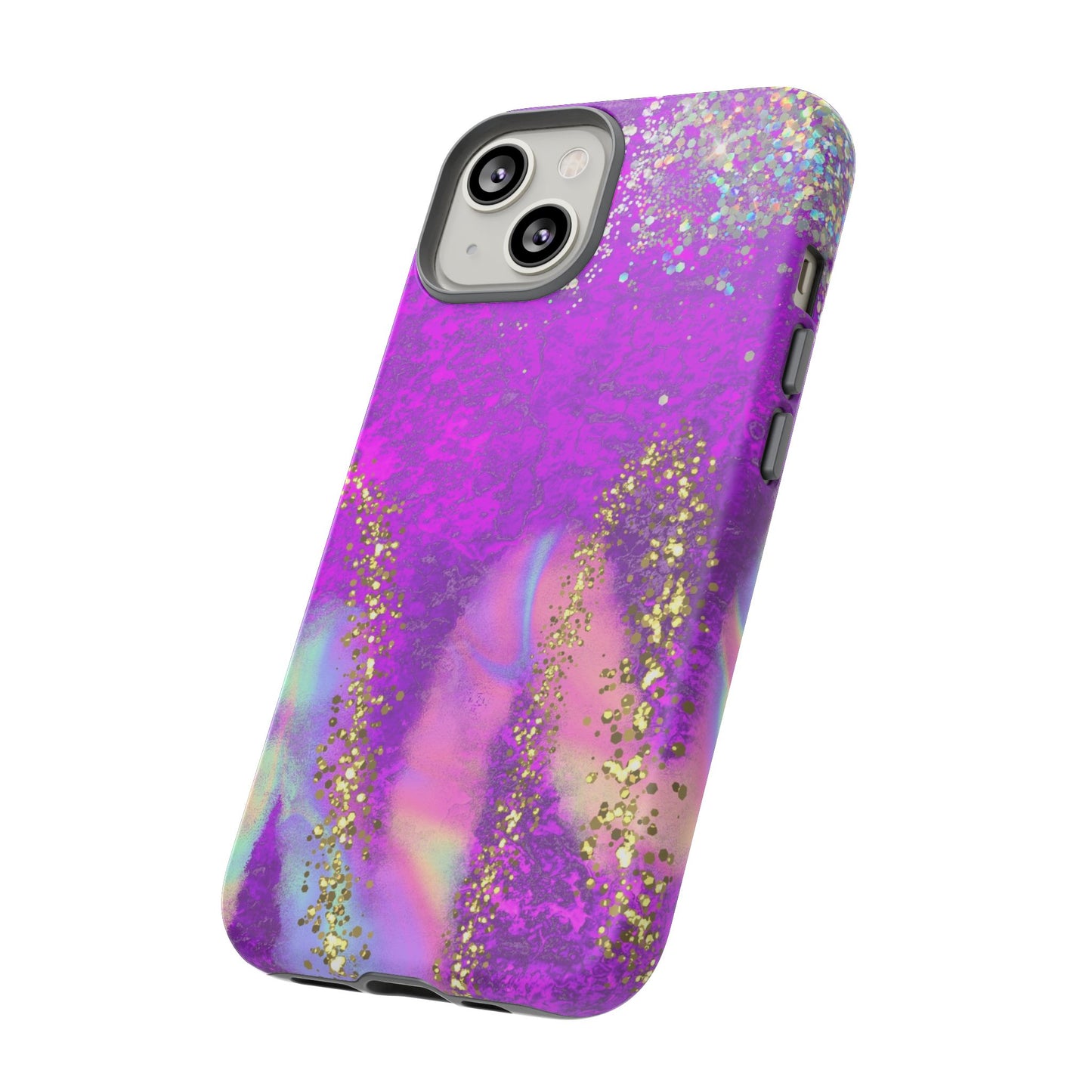 Purple galaxy swirl Iphone/Galaxy Tough Case