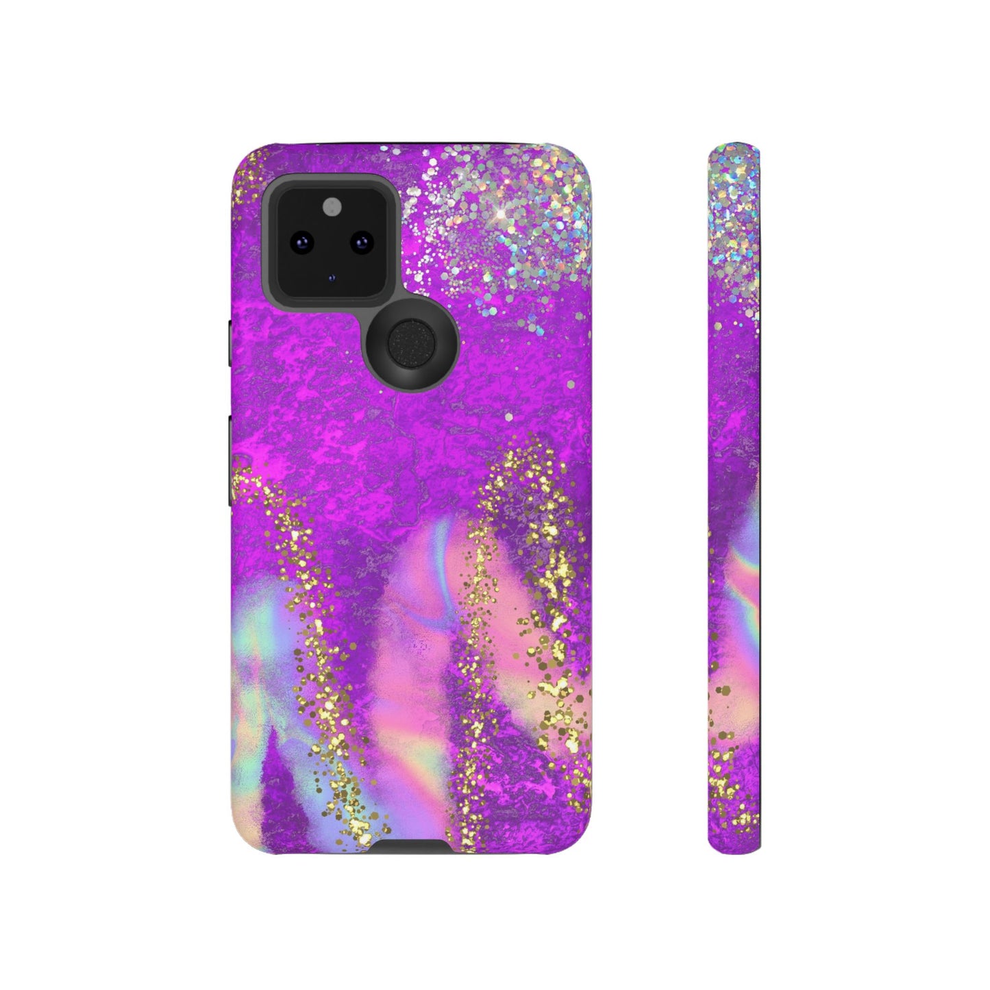 Purple galaxy swirl Iphone/Galaxy Tough Case