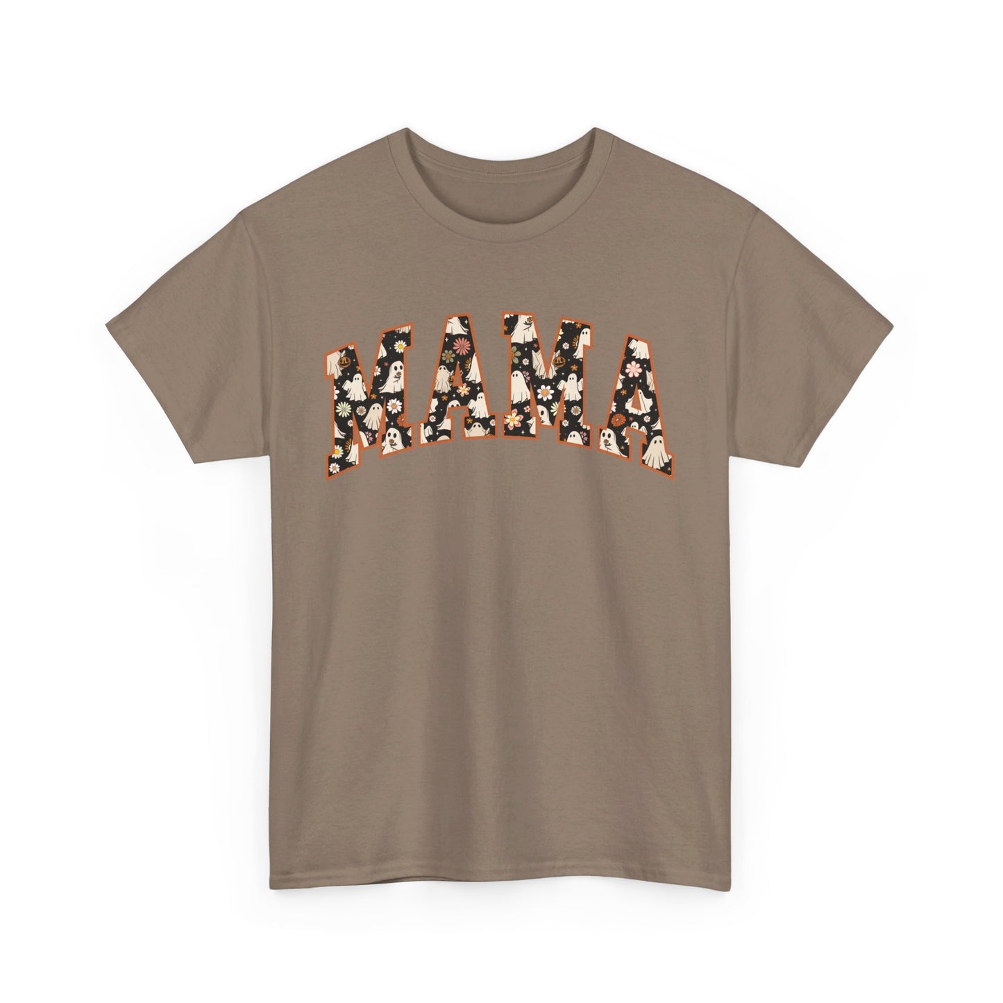 Mama Halloween fall T shirt cute Cotton Tee
