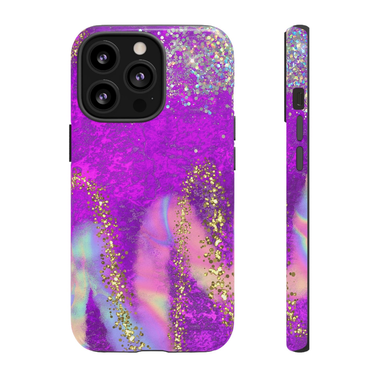 Purple galaxy swirl Iphone/Galaxy Tough Case