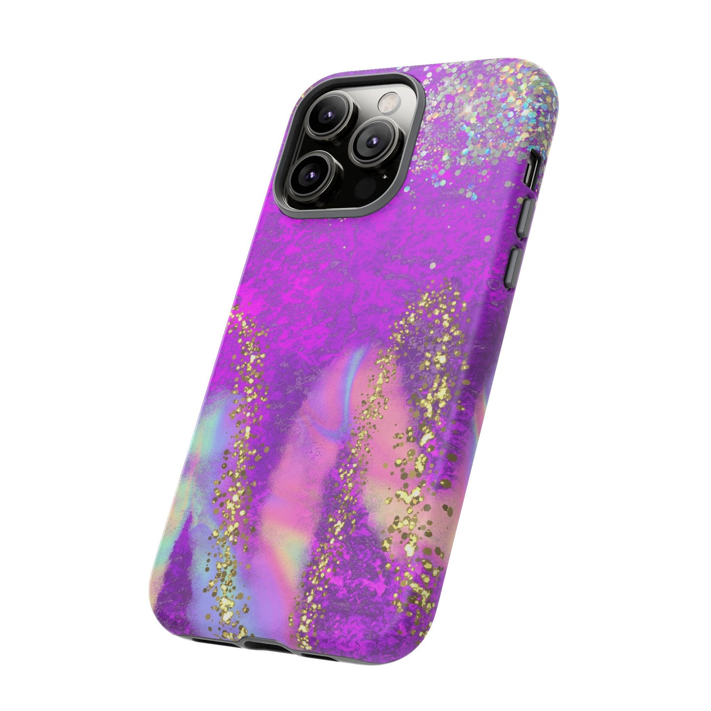 Purple galaxy swirl Iphone/Galaxy Tough Case