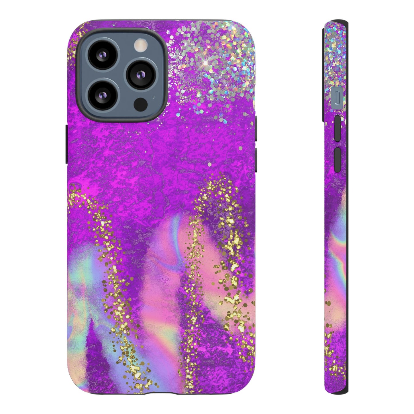 Purple galaxy swirl Iphone/Galaxy Tough Case