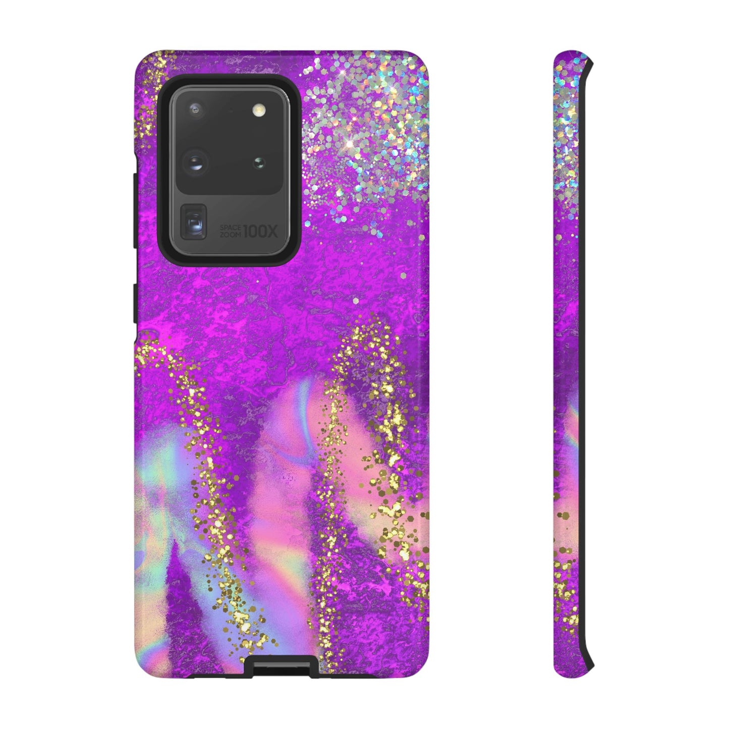 Purple galaxy swirl Iphone/Galaxy Tough Case