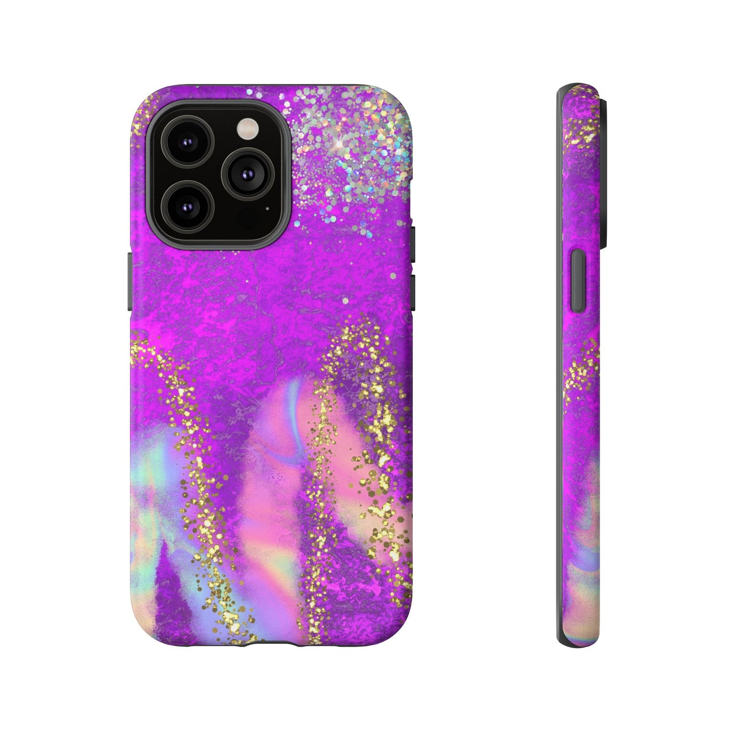 Purple galaxy swirl Iphone/Galaxy Tough Case