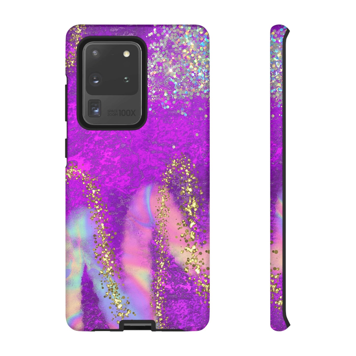 Purple galaxy swirl Iphone/Galaxy Tough Case