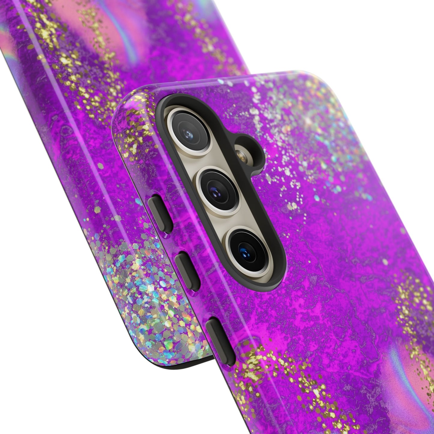 Purple galaxy swirl Iphone/Galaxy Tough Case