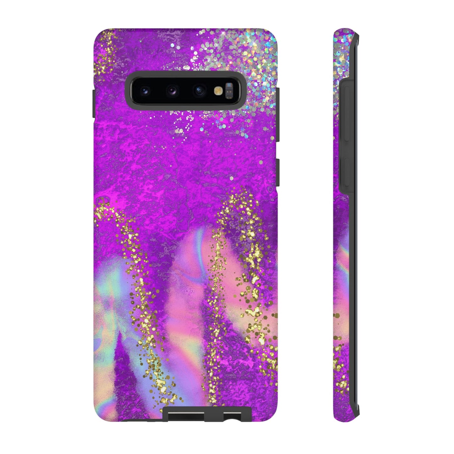 Purple galaxy swirl Iphone/Galaxy Tough Case