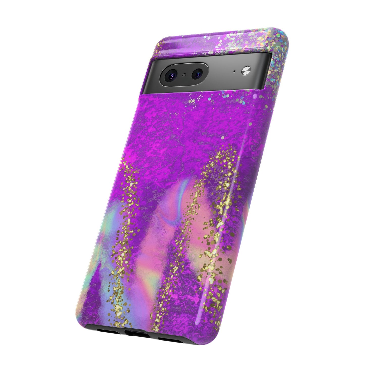Purple galaxy swirl Iphone/Galaxy Tough Case