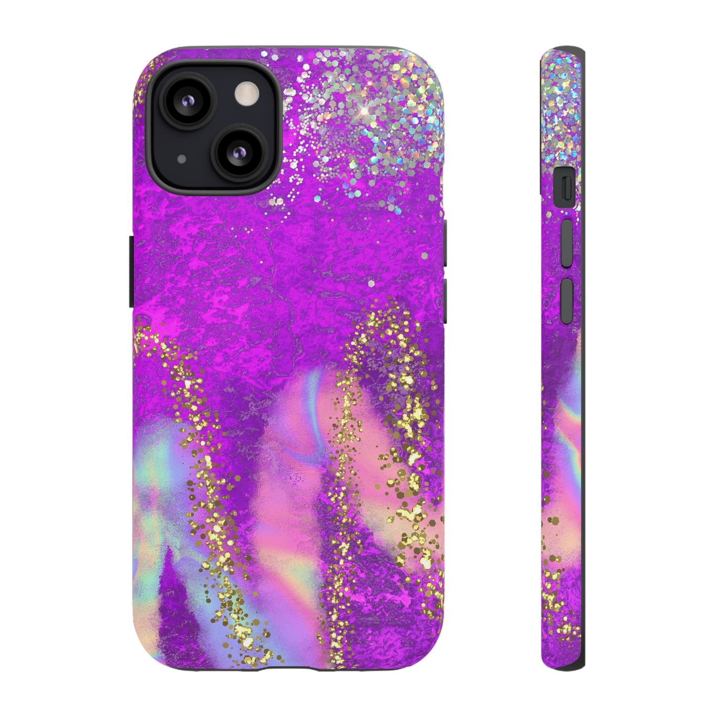 Purple galaxy swirl Iphone/Galaxy Tough Case