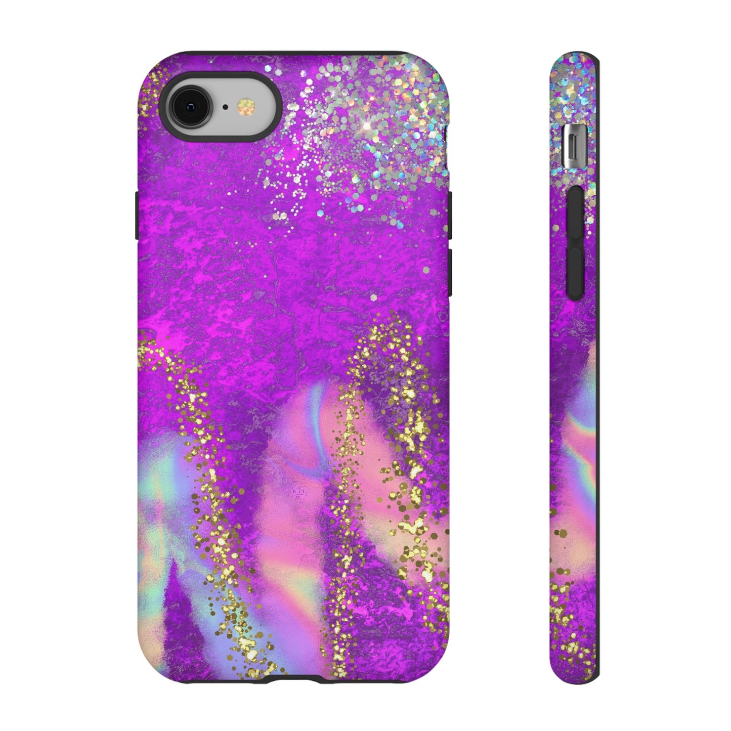 Purple galaxy swirl Iphone/Galaxy Tough Case