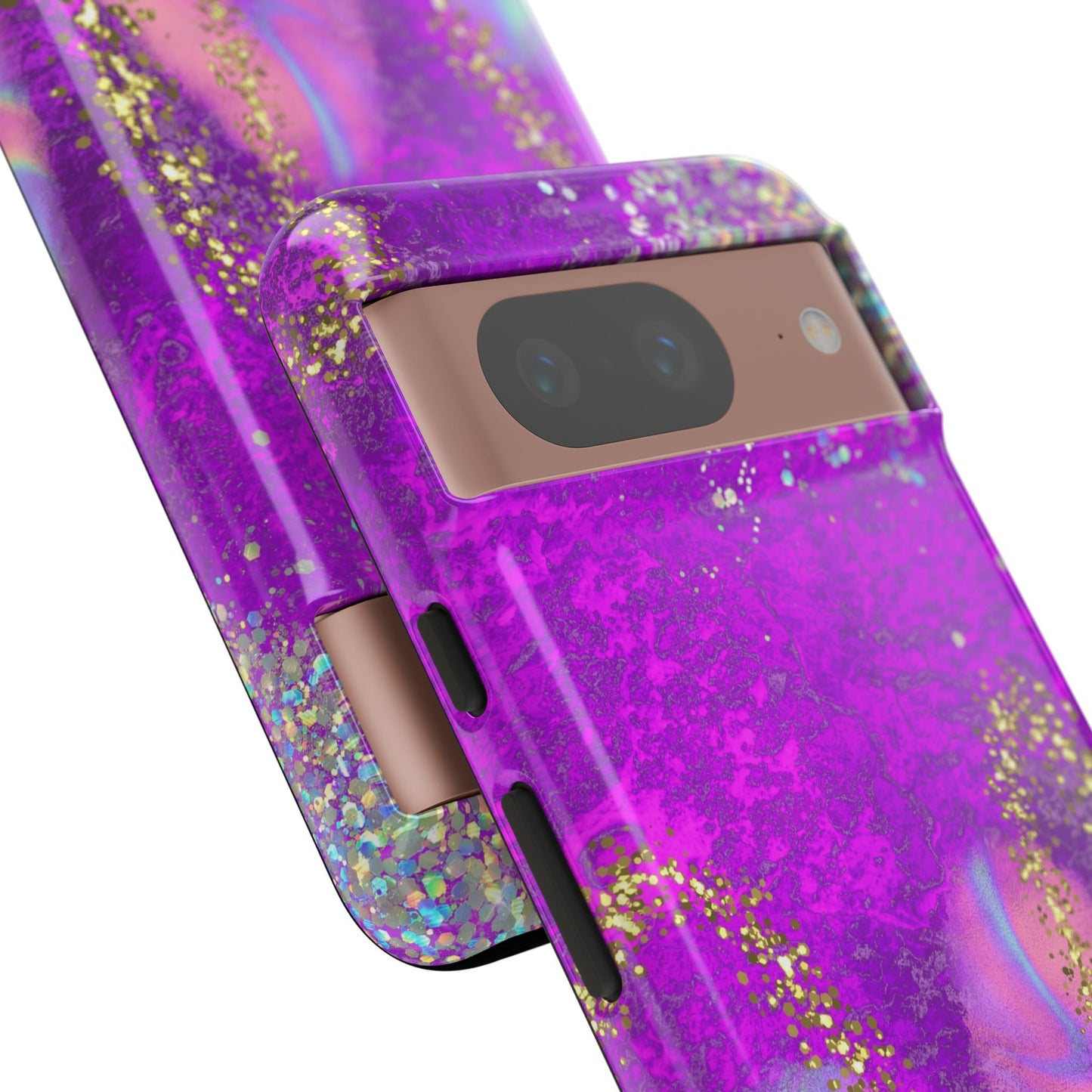Purple galaxy swirl Iphone/Galaxy Tough Case