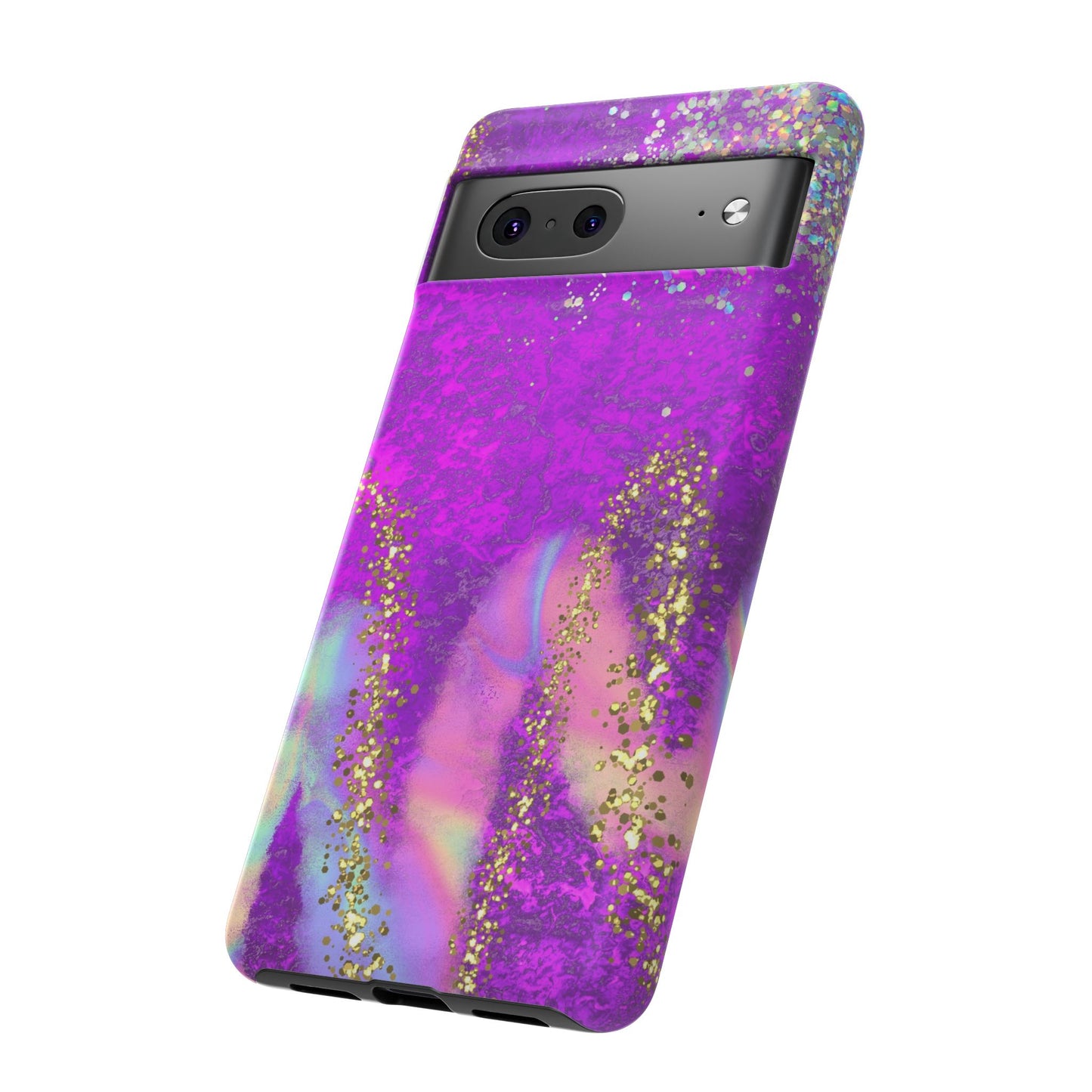 Purple galaxy swirl Iphone/Galaxy Tough Case