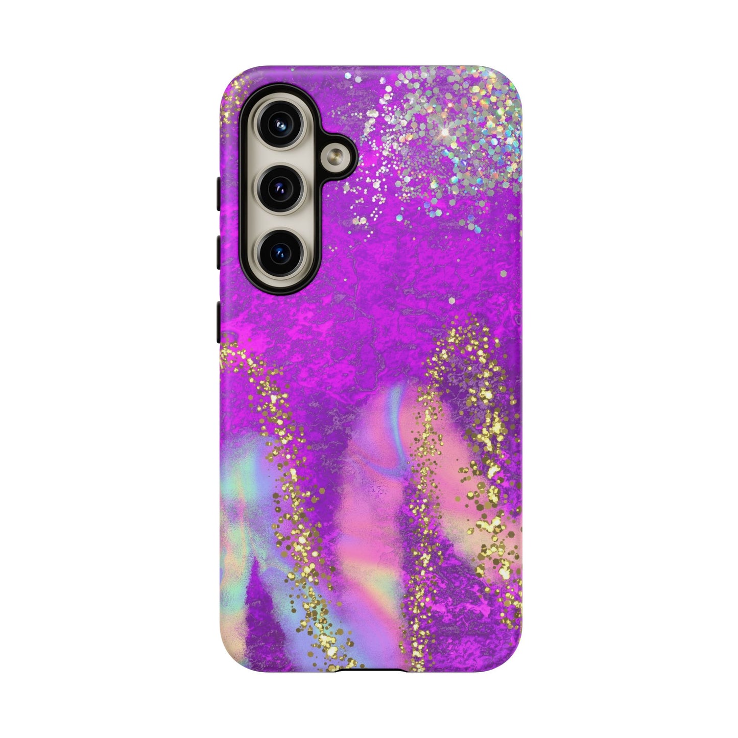 Purple galaxy swirl Iphone/Galaxy Tough Case