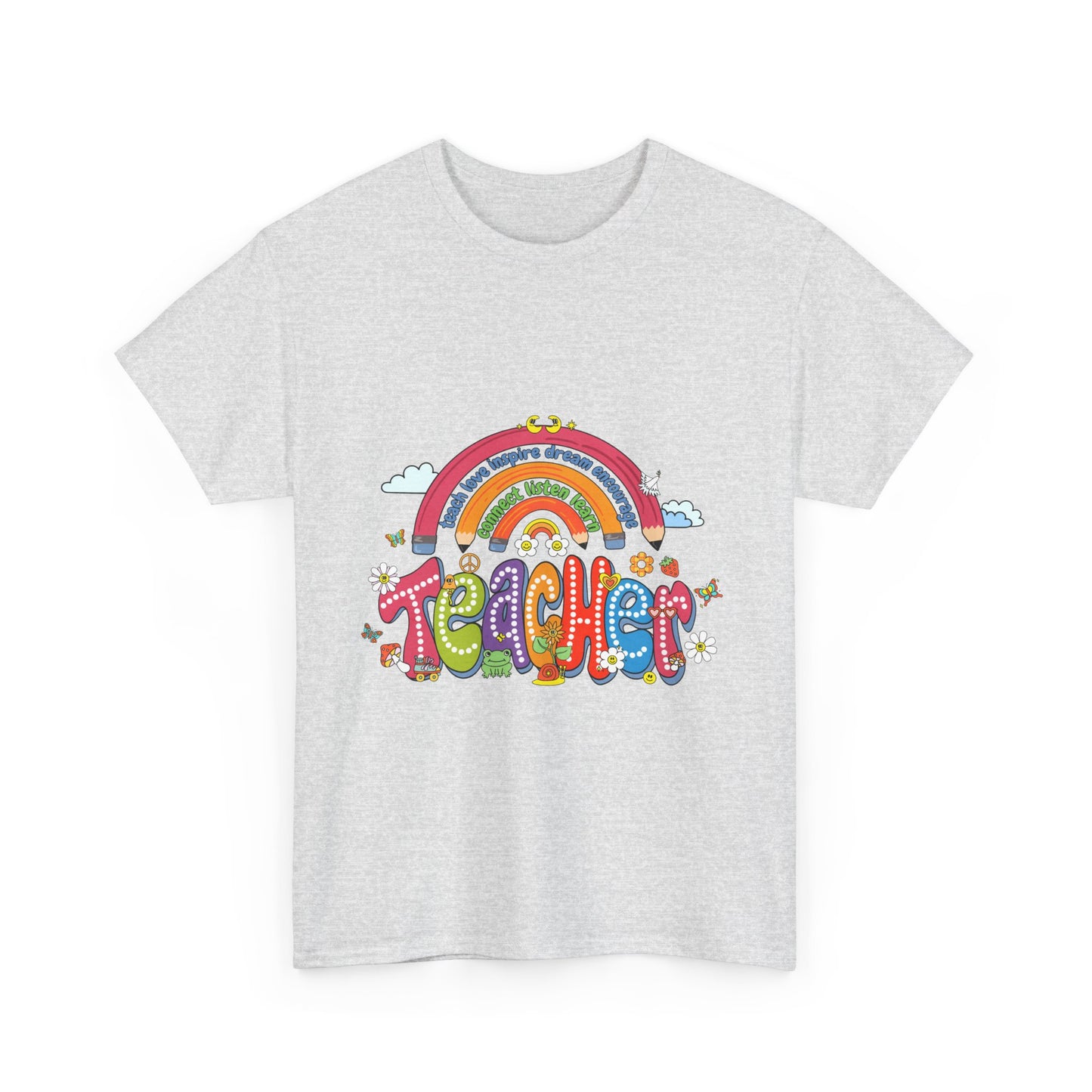 Teacher Rainbow Unisex Tee - Cute Design